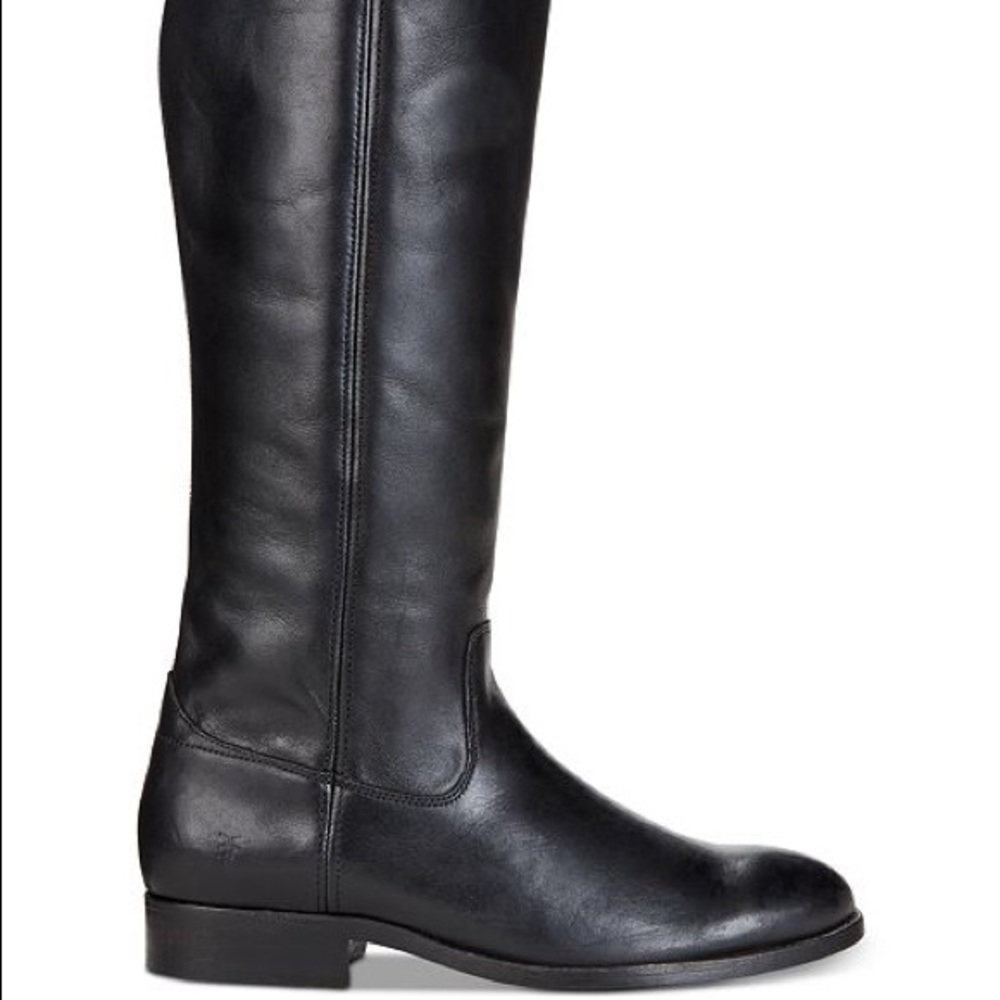 NEW⭐️FRYE⭐️Tall Leather boots in black size 7 - Picture 7 of 8